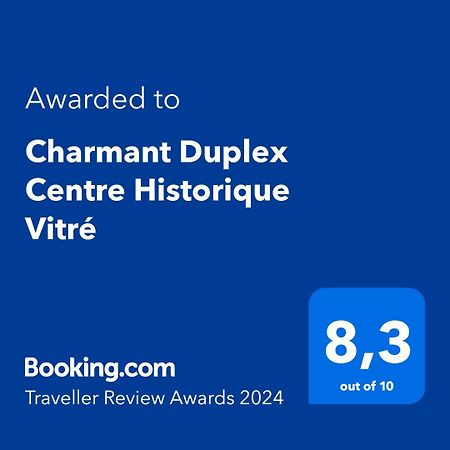 Charmant Duplex Centre Historique Vitre Exterior photo